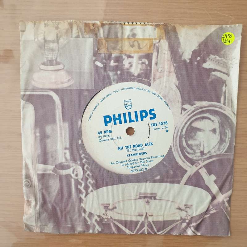 Stampeders  Hit The Road Jack / Hard Lovin' Woman (Rhodesia) -  Vinyl 7" Record - Very-Good+ Q...