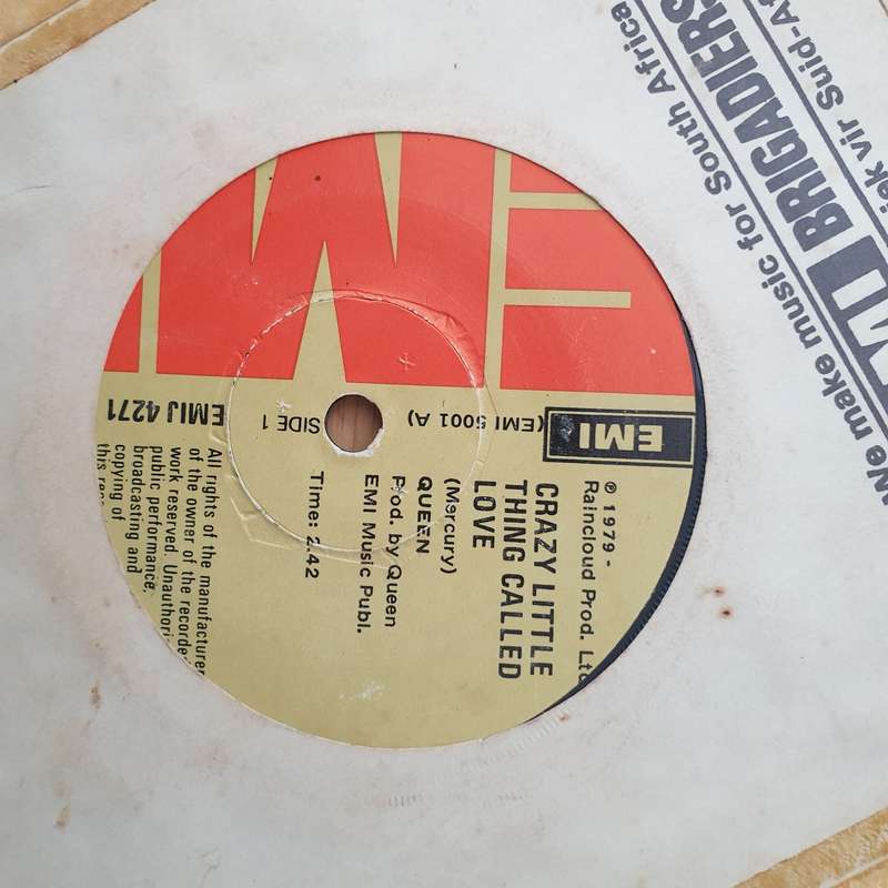 Queen  Crazy Little Thing Called Love -  Vinyl 7" Record - Very-Good+ Quality (VG+) (verygoodp...