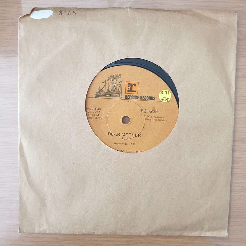 Jimmy Cliff  Dear Mother -  Vinyl 7" Record - Very-Good+ Quality (VG+) (verygoodplus)