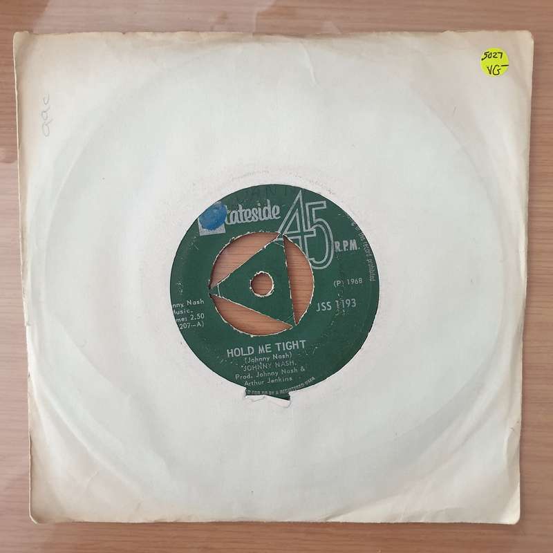 Johnny Nash  Hold Me Tight / Cupid - Vinyl 7" Record - Very-Good Quality (VG-) (verygoodminus)
