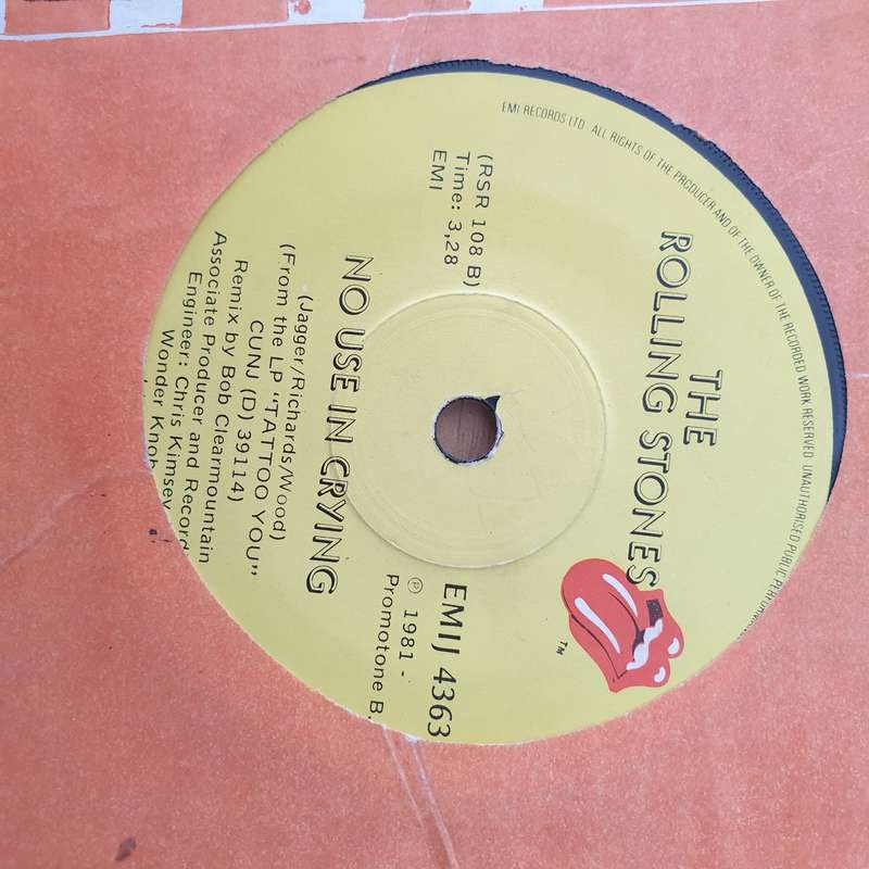 The Rolling Stones  Start Me Up -  Vinyl 7" Record - Very-Good+ Quality (VG+) (verygoodplus)