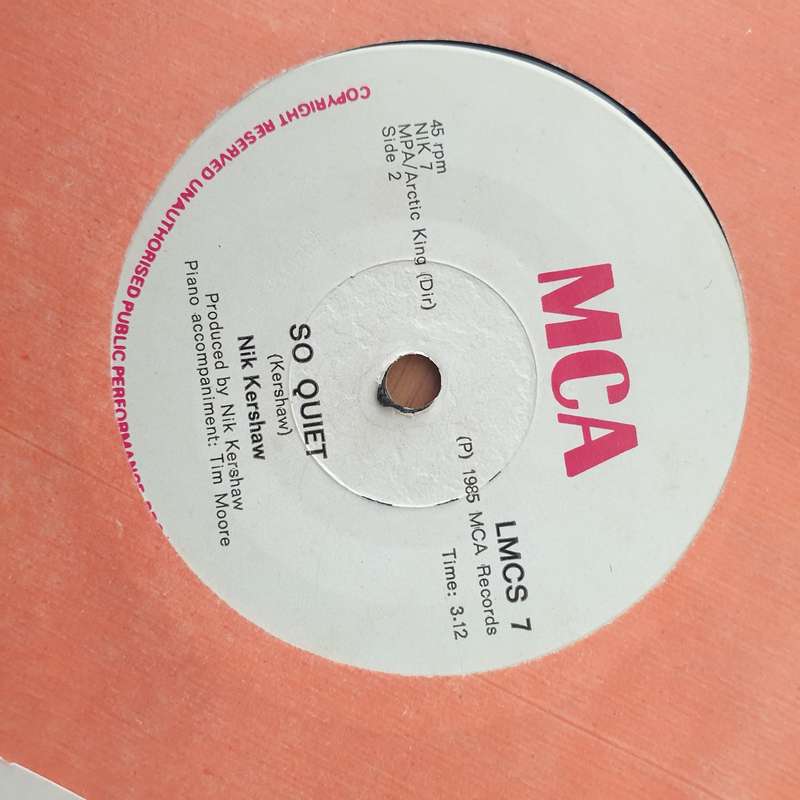 Nik Kershaw  Wide Boy (Rhodesia) -  Vinyl 7" Record - Very-Good+ Quality (VG+) (verygoodplus)