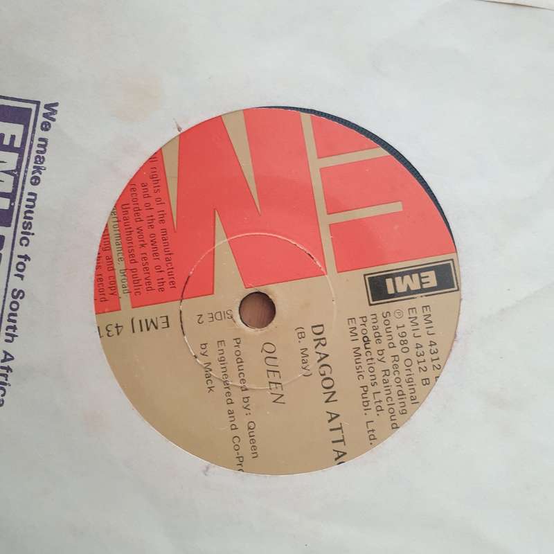 Queen  Another One Bites The Dust - Vinyl 7" Record - Very-Good Quality (VG) (vgood)