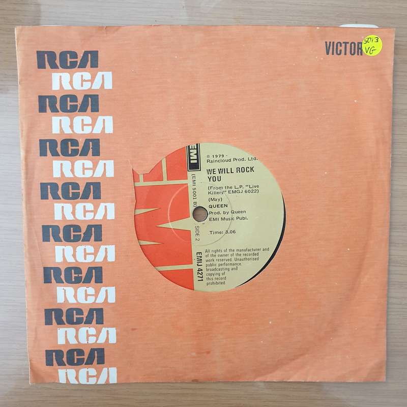 Queen  Crazy Little Thing Called Love - Vinyl 7" Record - Very-Good Quality (VG) (vgood)