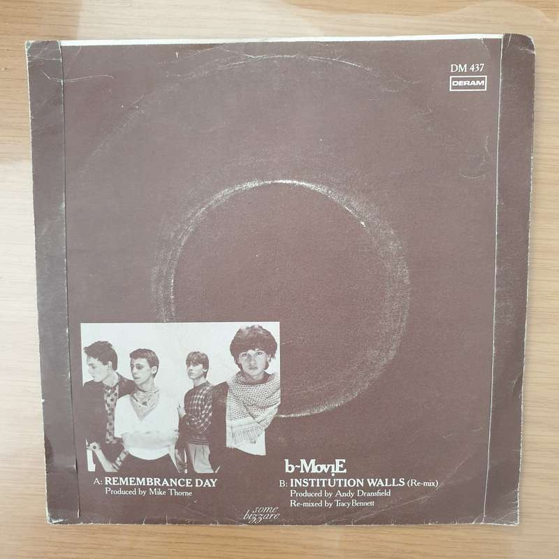 B-Movie  Remembrance Day -  Vinyl 7" Record - Very-Good+ Quality (VG+) (verygoodplus)
