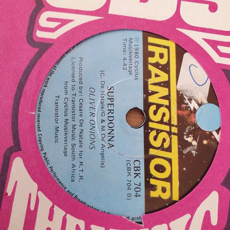 Oliver Onions  Santa Maria -  Vinyl 7" Record - Very-Good+ Quality (VG+) (verygoodplus)
