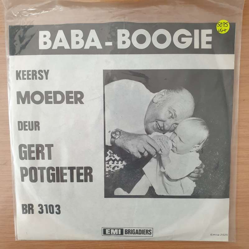 Gert Potgieter  Baba Boogie -  Vinyl 7" Record - Very-Good+ Quality (VG+) (verygoodplus)