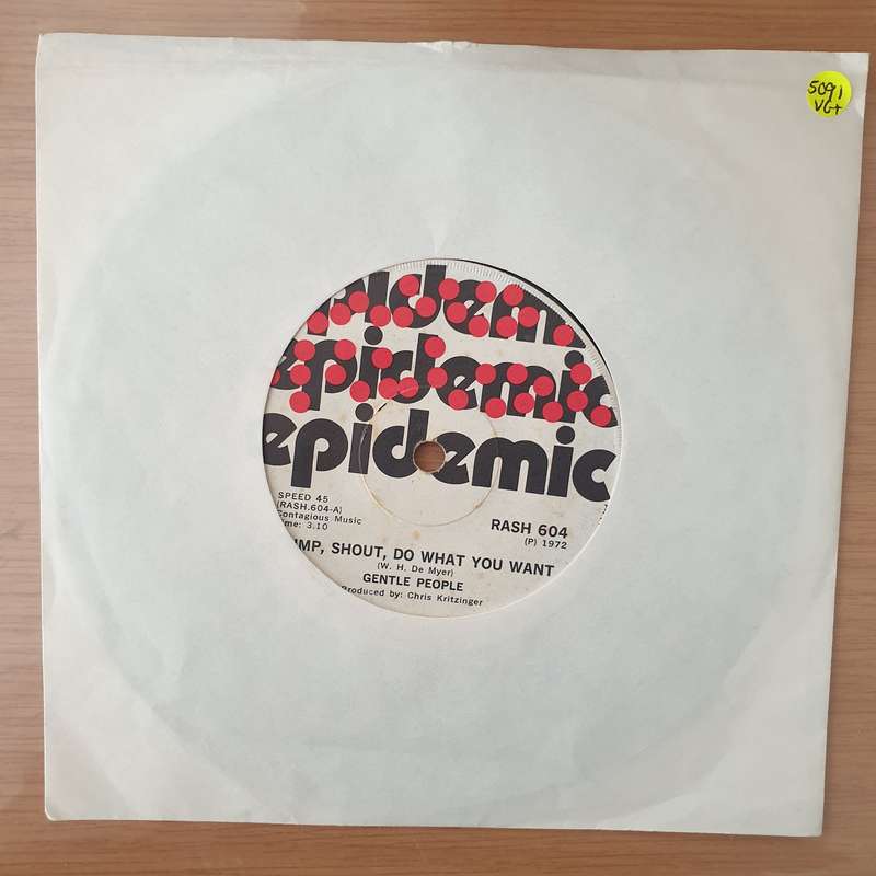 The Gentle People  Jump, Shout, Do What You Want -  Vinyl 7" Record - Very-Good+ Quality (VG+)...