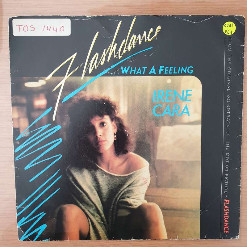 Irene Cara  Flashdance... What A Feeling -  Vinyl 7" Record - Very-Good+ Quality (VG+) (verygo...