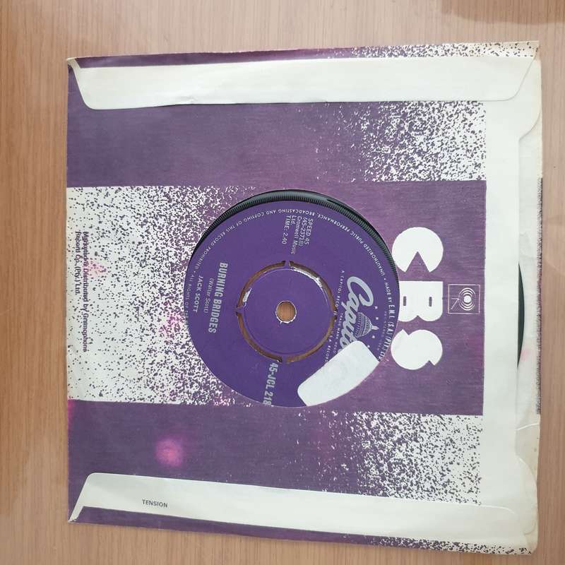 Jack Scott  What In The World's Come Over You / Burning Bridges -  Vinyl 7" Record - Very-Good...