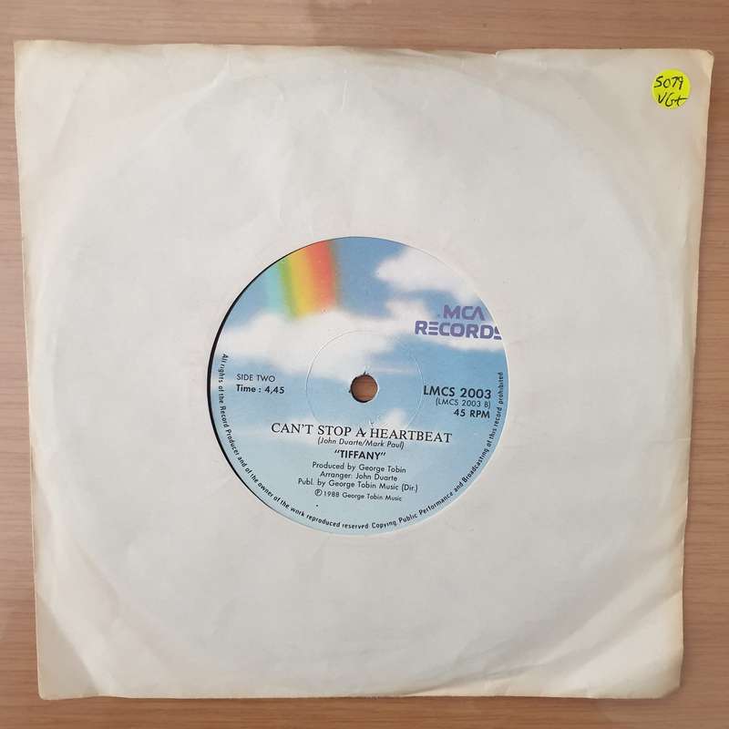 Tiffany  Radio Romance -  Vinyl 7" Record - Very-Good+ Quality (VG+) (verygoodplus)