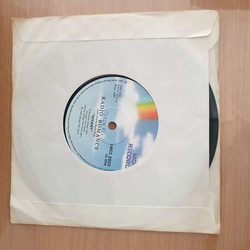 Tiffany  Radio Romance -  Vinyl 7" Record - Very-Good+ Quality (VG+) (verygoodplus)