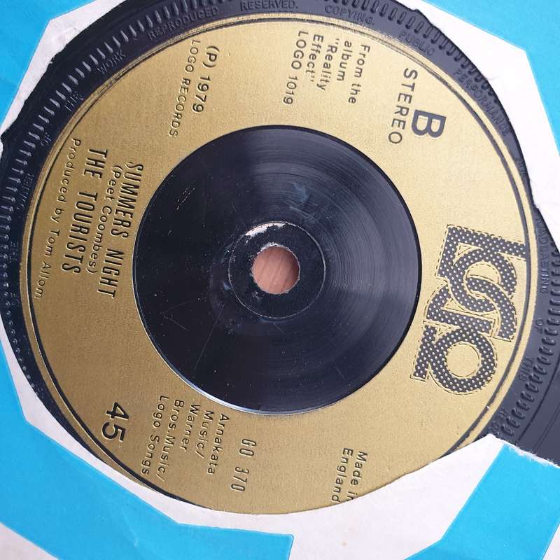 The Tourists  I Only Want To Be With You -  Vinyl 7" Record - Very-Good+ Quality (VG+) (verygo...