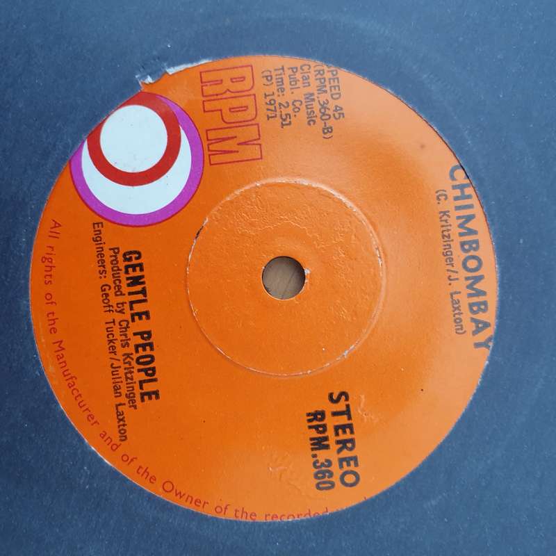 The Gentle People  It's Summertime Again / Chimbombay -  Vinyl 7" Record - Very-Good+ Quality ...