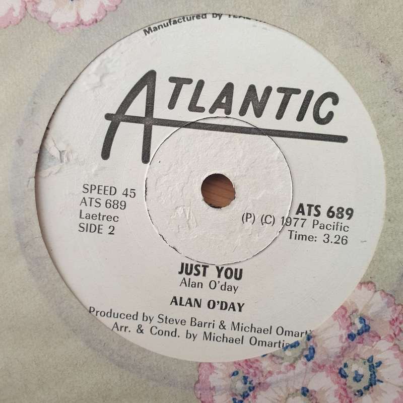 Alan O'Day  Undercover Angel -  Vinyl 7" Record - Very-Good+ Quality (VG+) (verygoodplus)