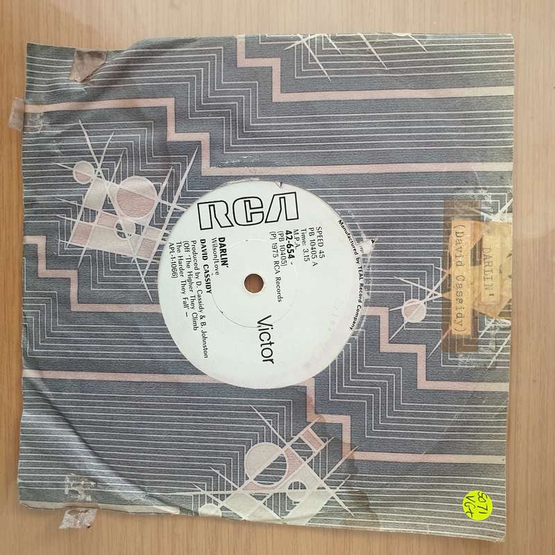 Alan O'Day  Undercover Angel -  Vinyl 7" Record - Very-Good+ Quality (VG+) (verygoodplus)