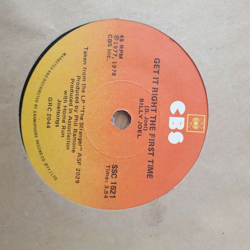 Billy Joel  Just The Way You Are -  Vinyl 7" Record - Very-Good+ Quality (VG+) (verygoodplus)