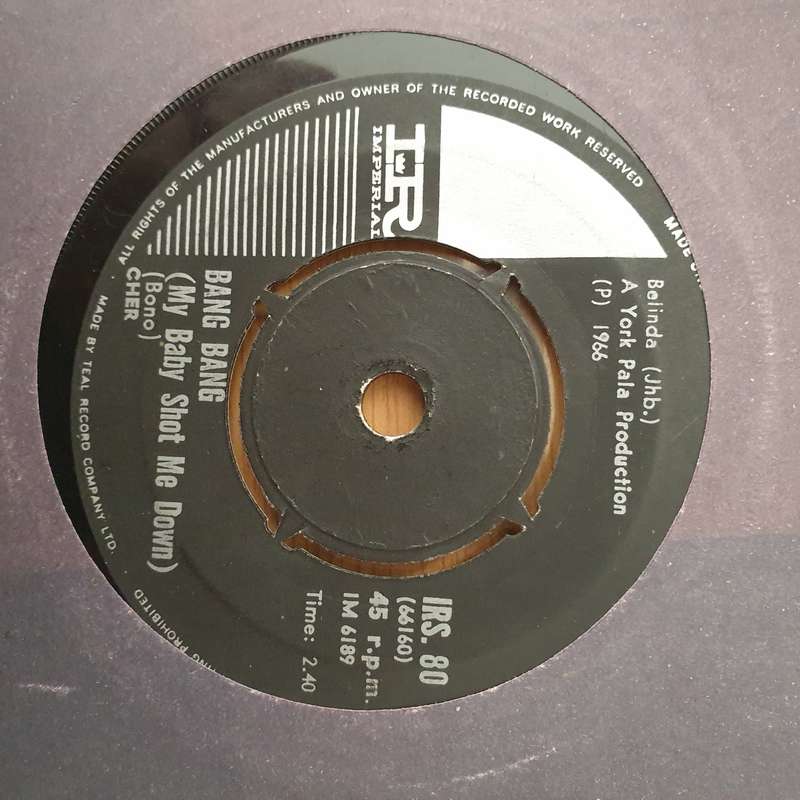 Cher  Bang Bang (My Baby Shot Me Down) / Our Day Will Come -  Vinyl 7" Record - Very-Good+ Qua...