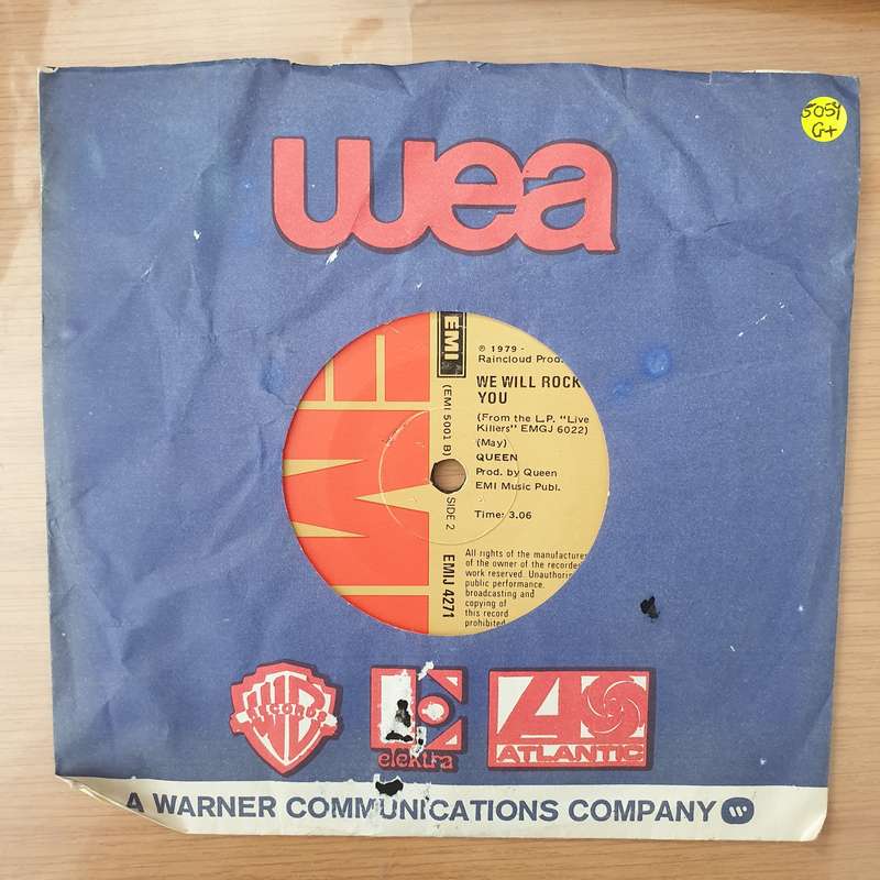 Queen  Crazy Little Thing Called Love - Vinyl 7" Record - Good+ Quality (G+) (gplus)