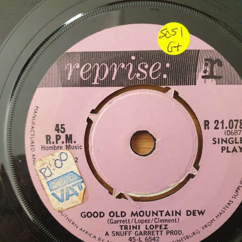 Trini Lopez  Mental Journey / Good Old Mountain Dew - Vinyl 7" Record - Good+ Quality (G+) (gp...