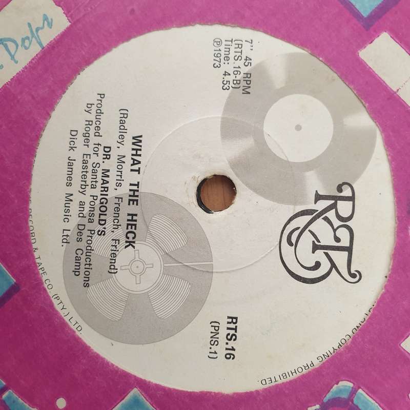 Dr. Marigold's  Hello Girl -  Vinyl 7" Record - Very-Good+ Quality (VG+) (verygoodplus)
