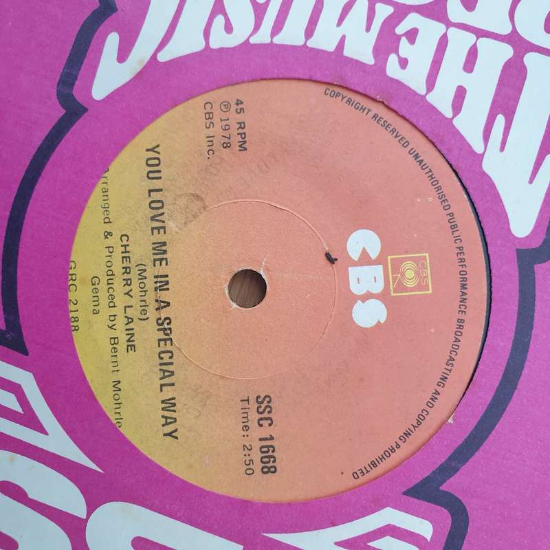 Cherry Laine  A Night In Chicago -  Vinyl 7" Record - Very-Good+ Quality (VG+) (verygoodplus)