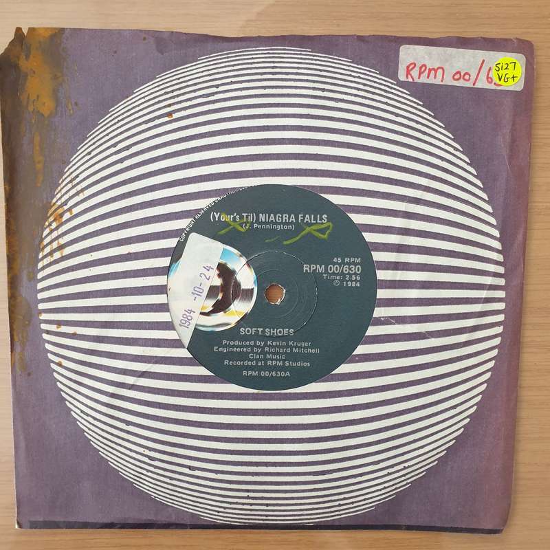 Soft Shoes - (Your's Till) Niagara Falls -  Vinyl 7" Record - Very-Good+ Quality (VG+) (verygoodp...