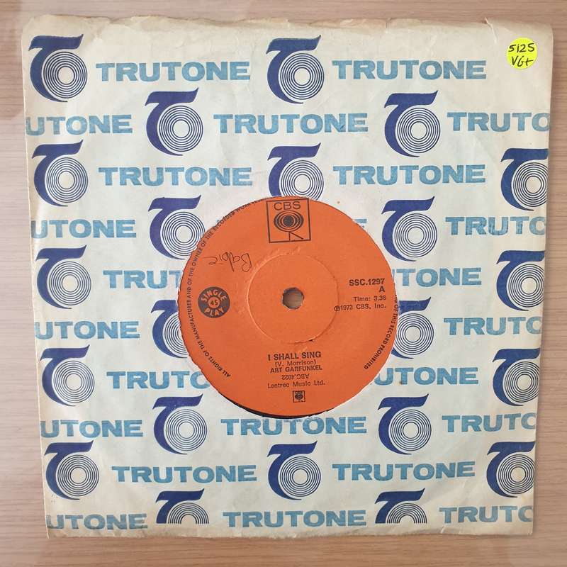Art Garfunkel  I Shall Sing / Down In The Willow Garden -  Vinyl 7" Record - Very-Good+ Qualit...