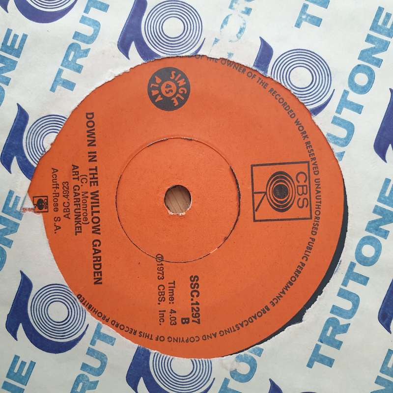 Art Garfunkel  I Shall Sing / Down In The Willow Garden -  Vinyl 7" Record - Very-Good+ Qualit...