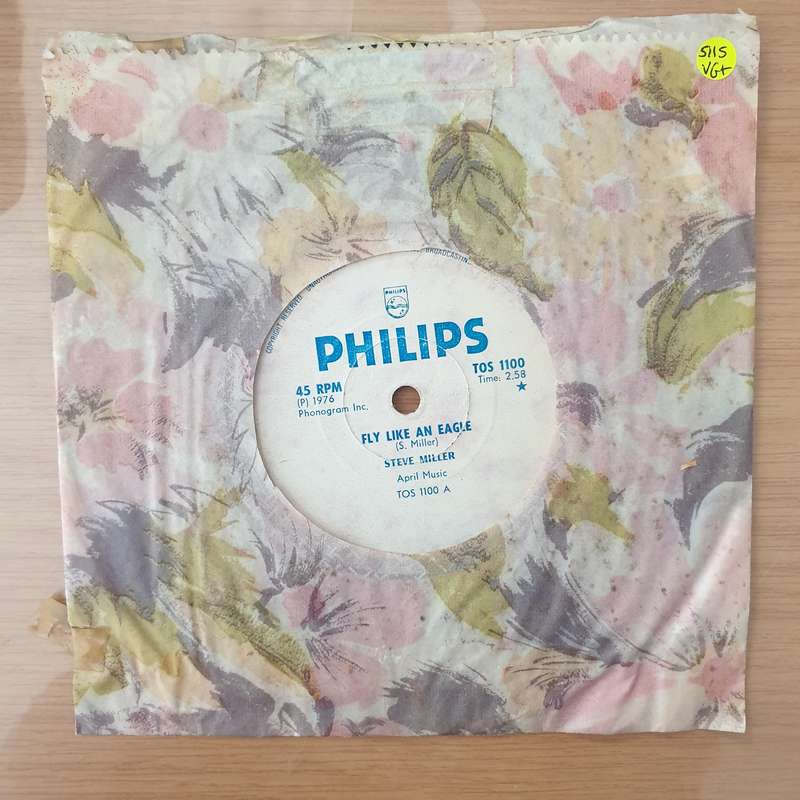 Steve Miller  Fly Like An Eagle (Rhodesia) -  Vinyl 7" Record - Very-Good+ Quality (VG+) (very...