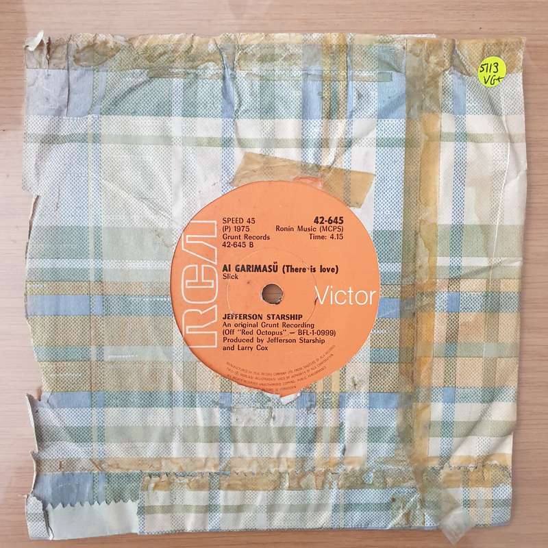 Jefferson Starship  Miracles -  Vinyl 7" Record - Very-Good+ Quality (VG+) (verygoodplus)
