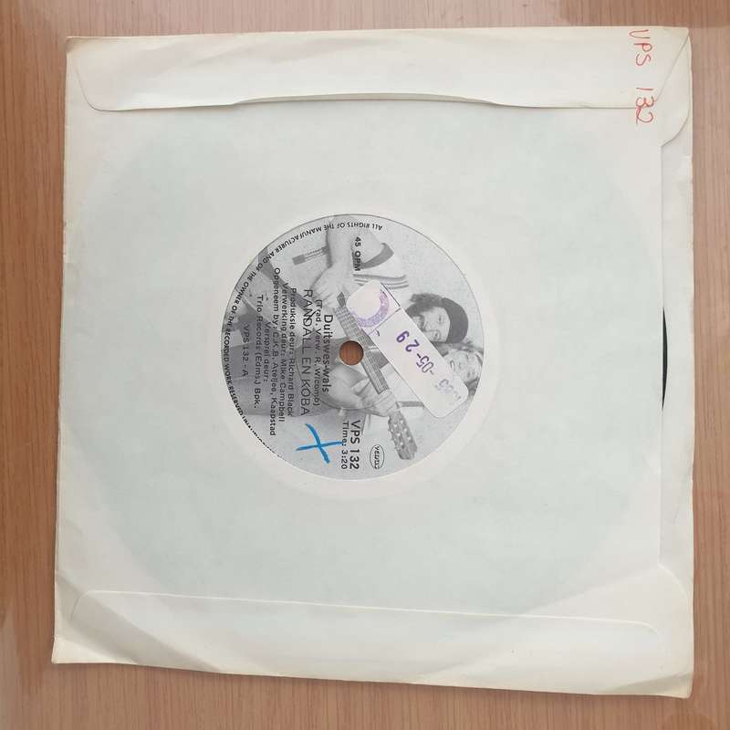 Randall Wicomb - Die Witbroek -  Vinyl 7" Record - Very-Good+ Quality (VG+) (verygoodplus)