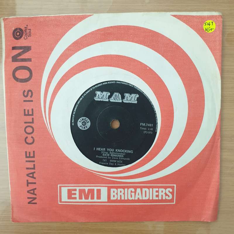 Dave Edmunds'  I Hear You Knocking -  Vinyl 7" Record - Very-Good+ Quality (VG+) (verygoodplus)