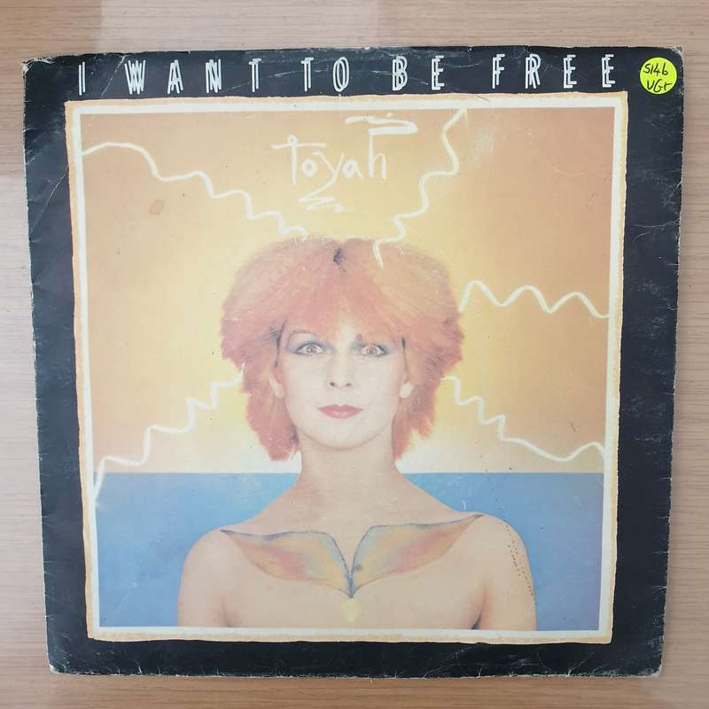 Toyah  I Want To Be Free -  Vinyl 7" Record - Very-Good+ Quality (VG+) (verygoodplus)