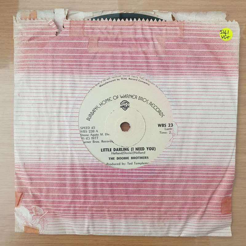 The Doobie Brothers  Little Darling (I Need You) / Losin' End (Rhodesia) -  Vinyl 7" Record - ...