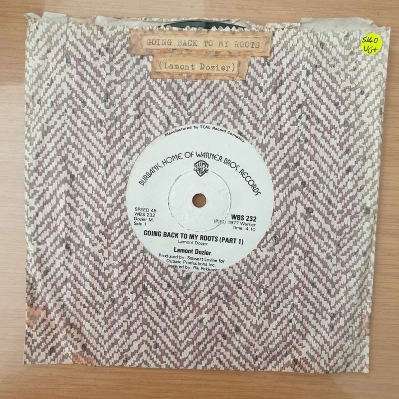 Lamont Dozier  Going Back To My Roots (Rhodesia) -  Vinyl 7" Record - Very-Good+ Quality (VG+)...