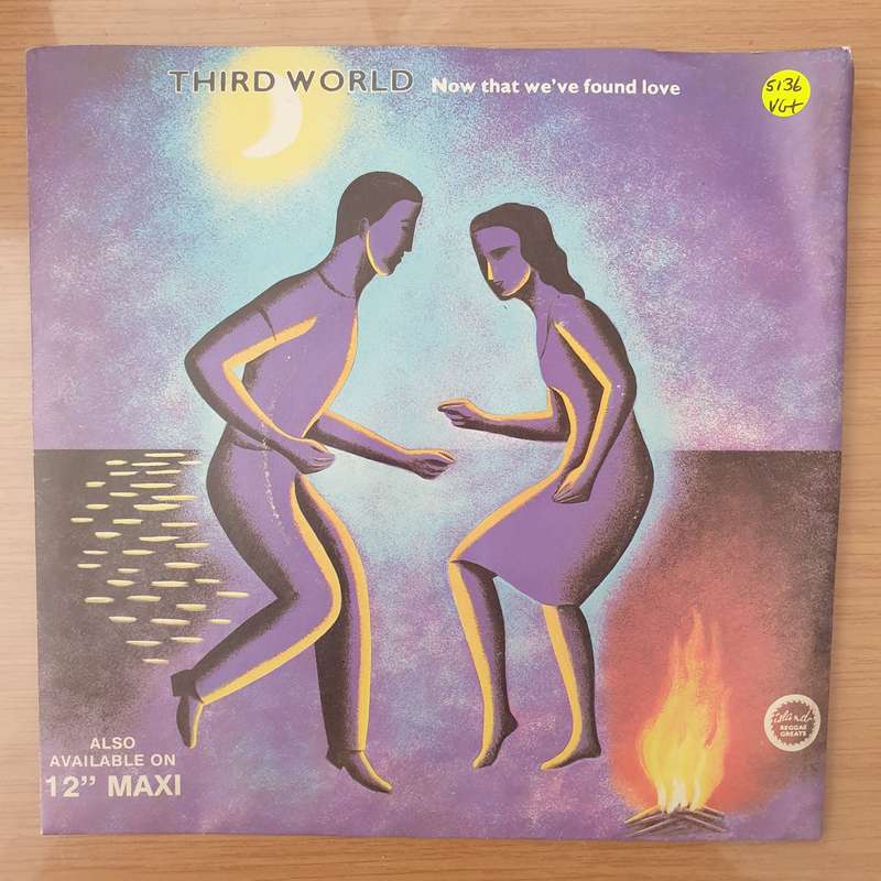 Third World  Now That We Found Love -  Vinyl 7" Record - Very-Good+ Quality (VG+) (verygoodplus)
