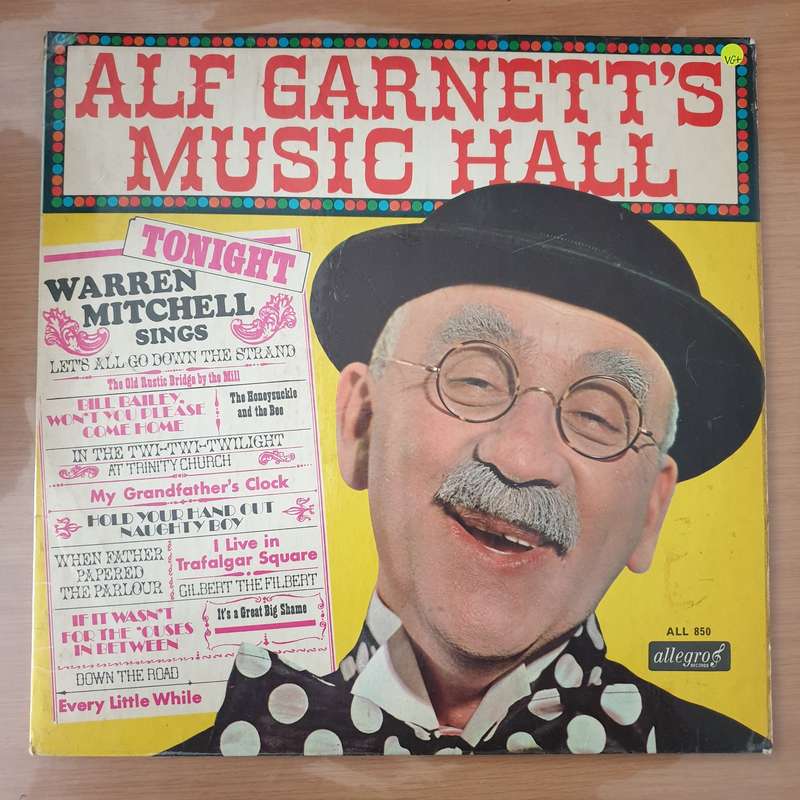 Warren Mitchell  Alf Garnett's Music Hall - Vinyl LP Record - Very-Good+ Quality (VG+) (verygo...