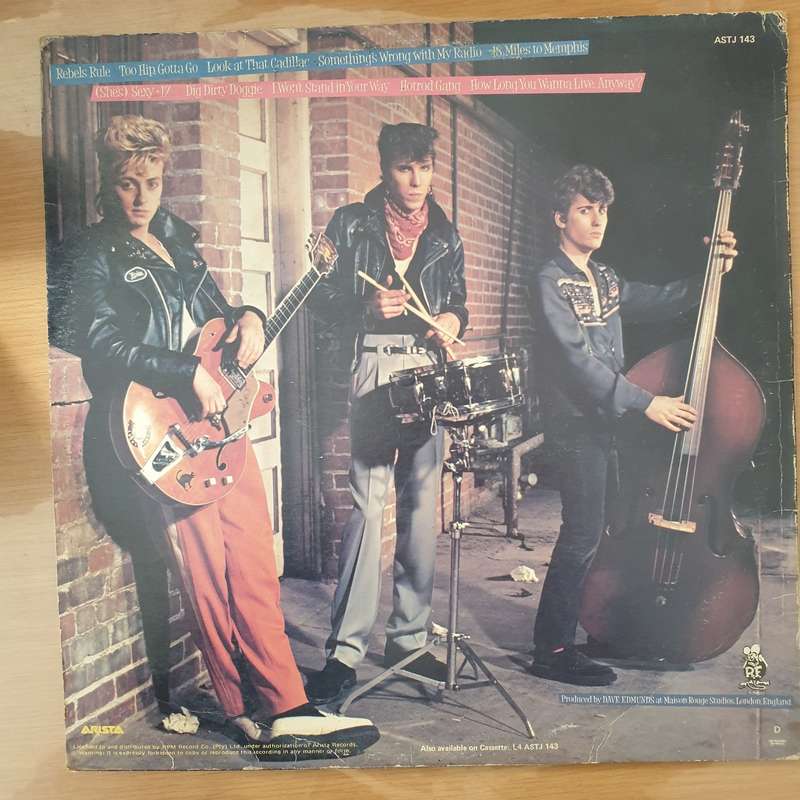 Stray Cats  Rant N' Rave With The Stray Cats - Vinyl LP Record - Very-Good+ Quality (VG+) (ver...