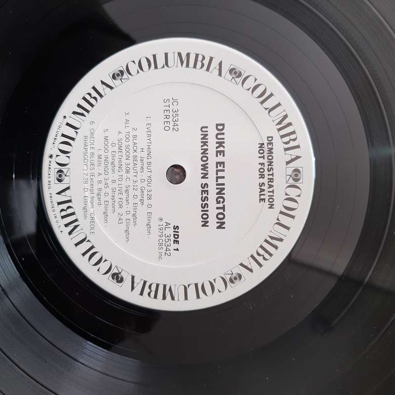 Duke Ellington  Unknown Session - Vinyl LP Record - Very-Good+ Quality (VG+) (verygoodplus)