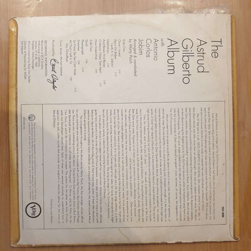 Astrud Gilberto  The Astrud Gilberto Album - Vinyl LP Record - Very-Good Quality (VG) (vgood)