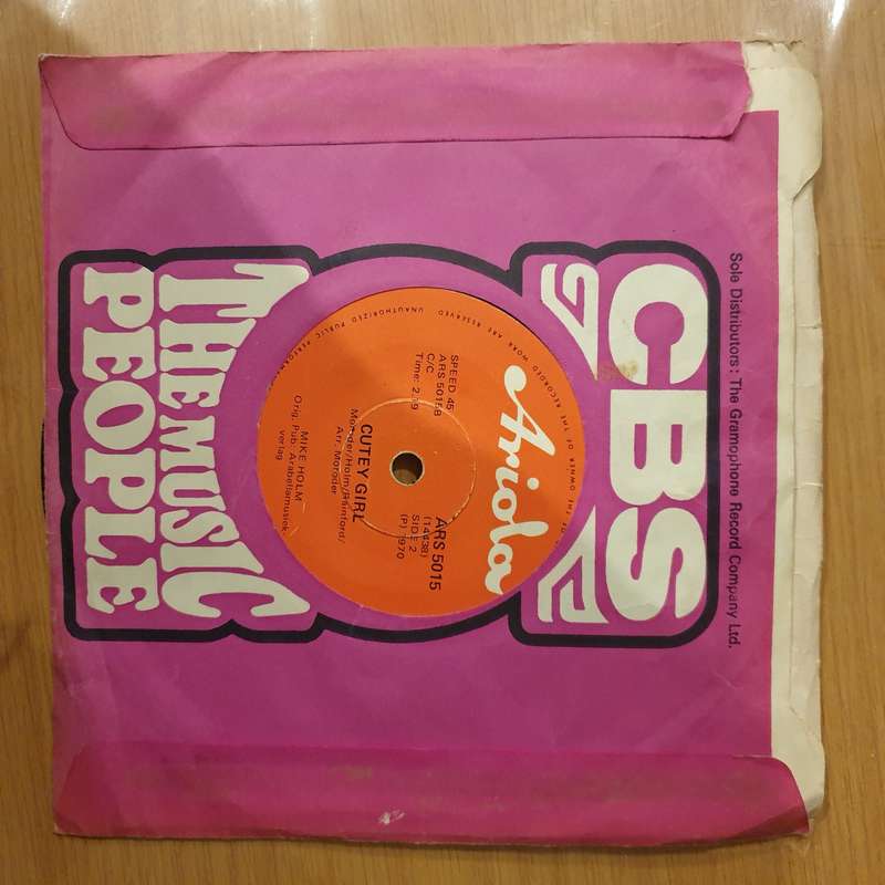 Mike Holm  Mendocino - Vinyl 7" Record - Very-Good+ Quality (VG+) (verygoodplus)