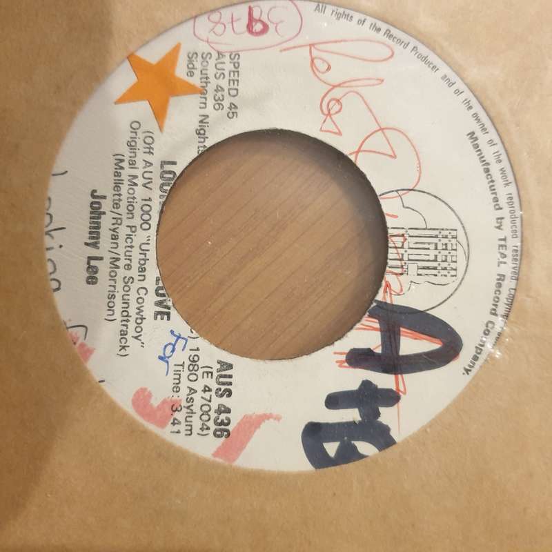 Johnny Lee / Eagles  Lookin' For Love / Lyin' Eyes - Vinyl 7" Record - Very-Good+ Quality (VG+...