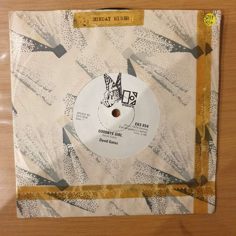 David Gates  Goodbye Girl (Rhodesia)- Vinyl 7" Record - Very-Good+ Quality (VG+) (verygoodplus)
