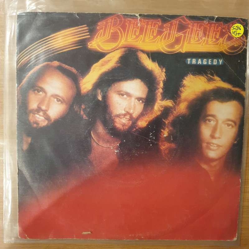 Bee Gees  Tragedy - Vinyl 7" Record - Very-Good+ Quality (VG+) (verygoodplus)