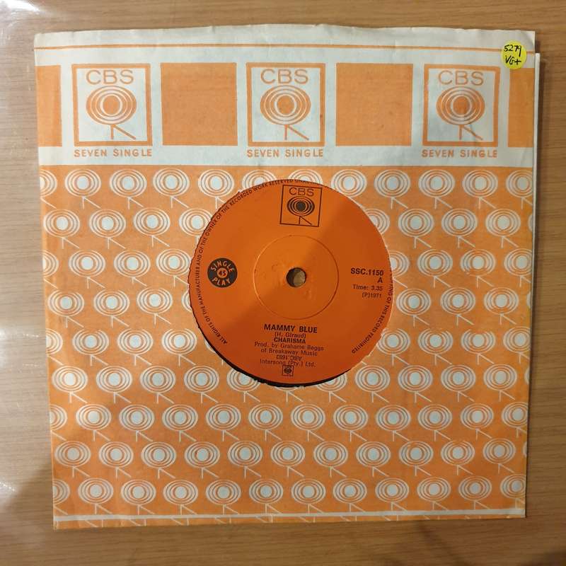 Charisma  Mammy Blue - Vinyl 7" Record - Very-Good+ Quality (VG+) (verygoodplus)