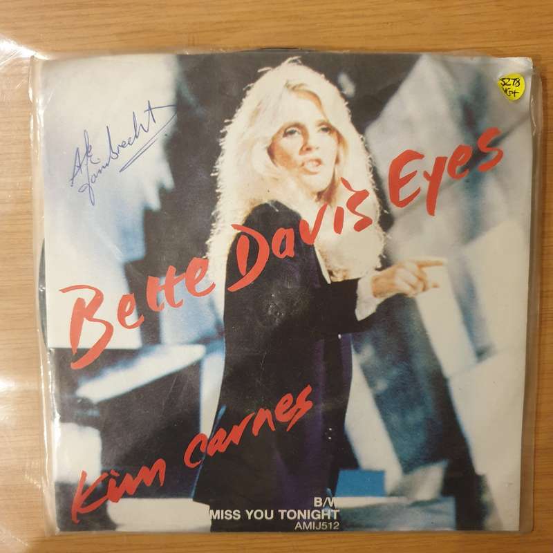 Kim Carnes  Bette Davis Eyes - Vinyl 7" Record - Very-Good+ Quality (VG+) (verygoodplus)