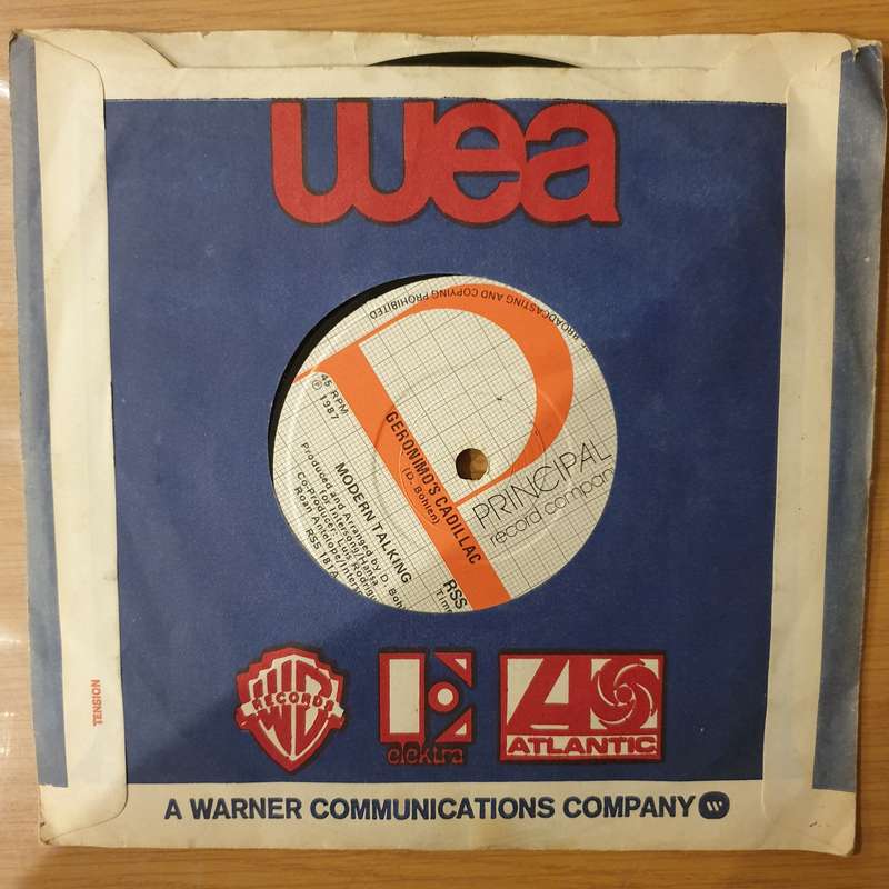Modern Talking  Geronimo's Cadillac - Vinyl 7" Record - Very-Good+ Quality (VG+) (verygoodplus)