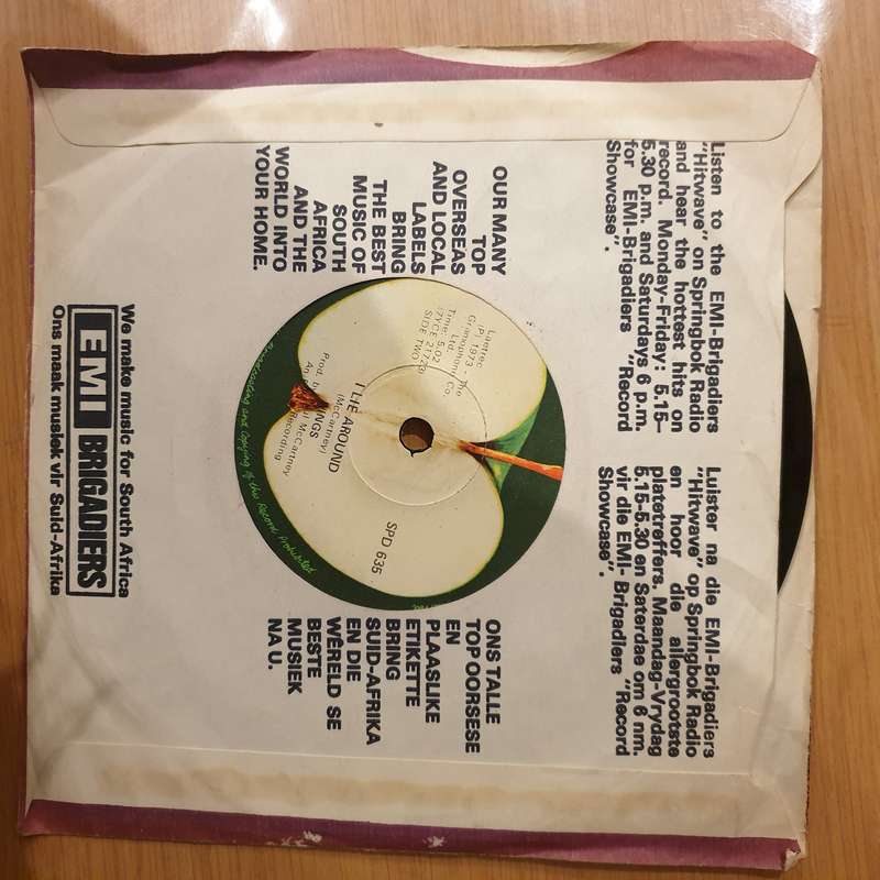 Wings  Live And Let Die - Vinyl 7" Record - Very-Good+ Quality (VG+) (verygoodplus)