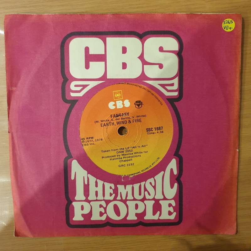 Earth Wind & Fire  Serpentine Fire / Fantasy - Vinyl 7" Record - Very-Good+ Quality (VG+) (ver...